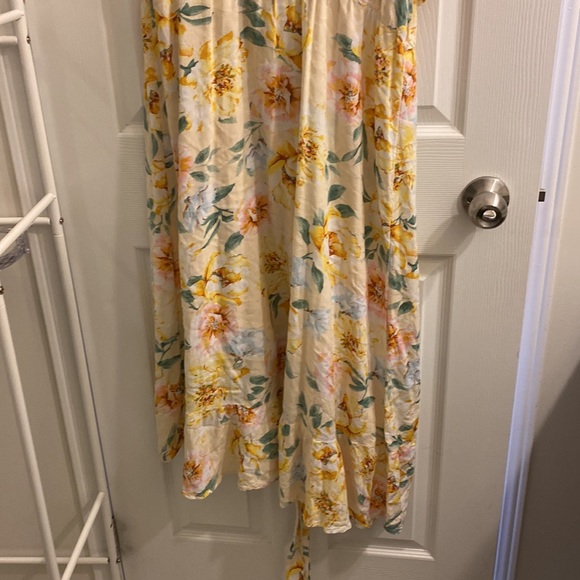 Wrap High Low Riffle Dress - Picture 5 of 6